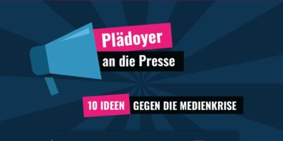 Screenshot "Plädoyer an die Presse - 10 Ideen gegen die Medienkrise"